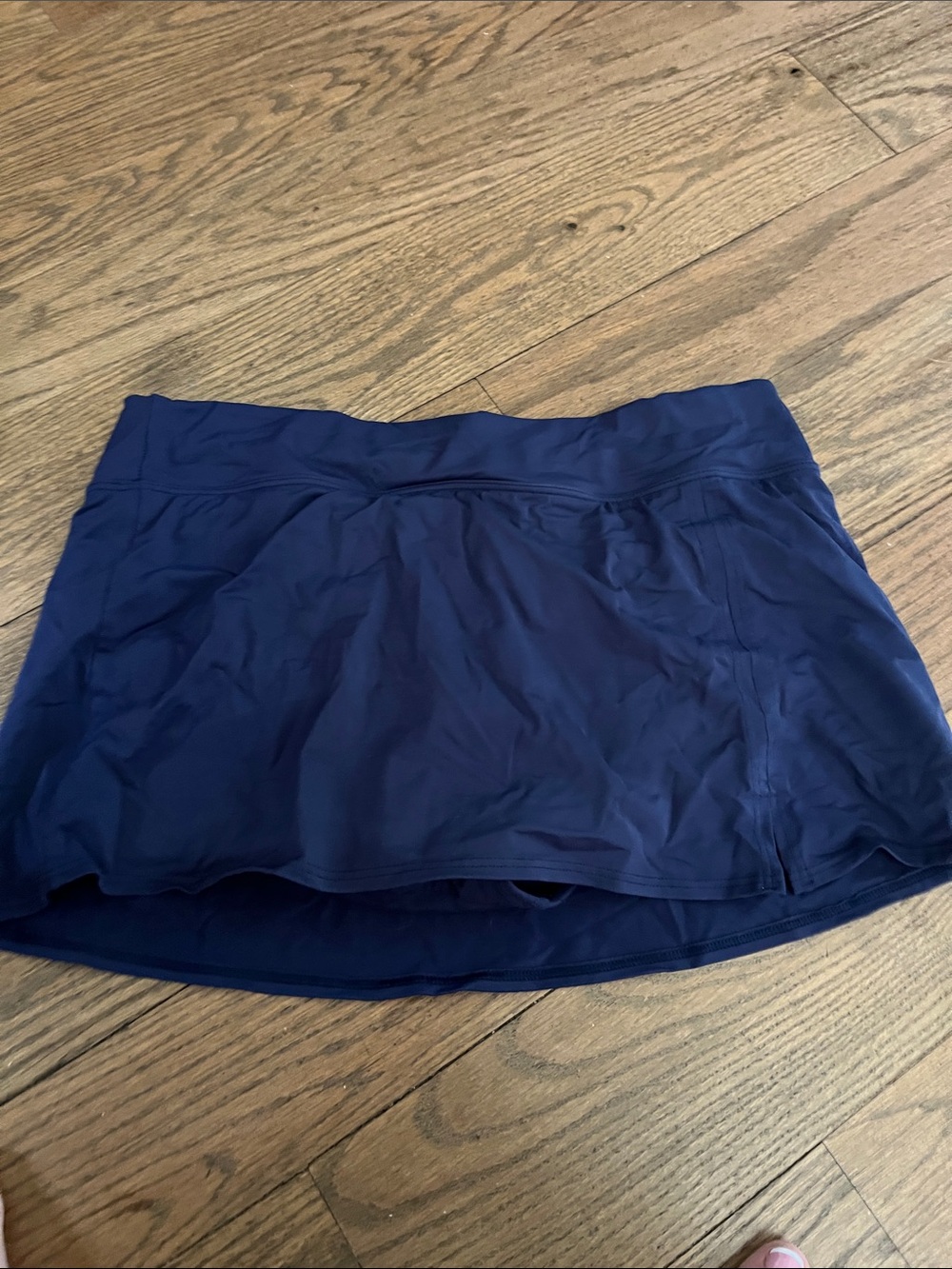 Lands' End Women's Navy Swim Skort Cover-Up